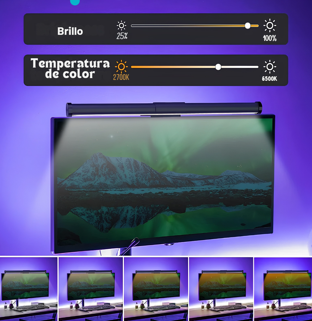 Barra de Luz LED Nexko para Monitor