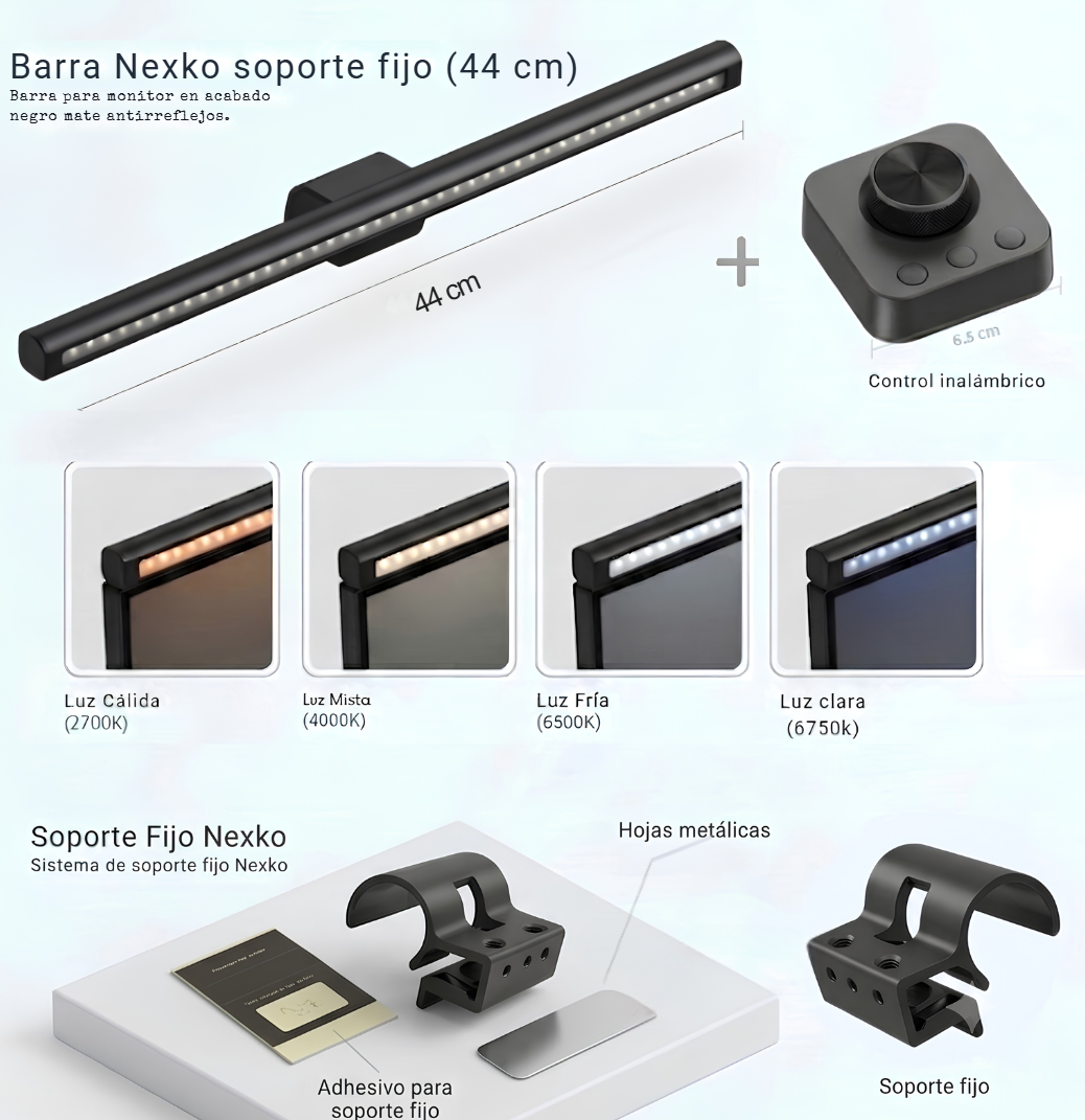 Barra de Luz LED Nexko para Monitor