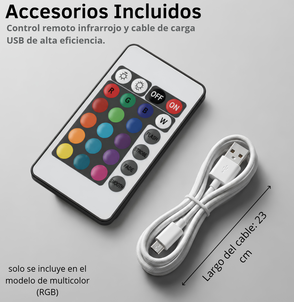 Lámpara De Mesa Portátil Para Iluminación Ambiental Nexko