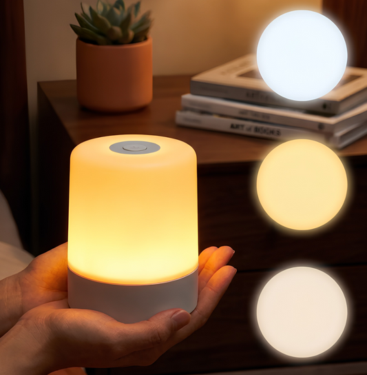 Lámpara De Mesa Portátil Para Iluminación Ambiental Nexko
