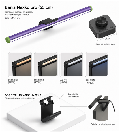 Barra de Luz LED Nexko para Monitor