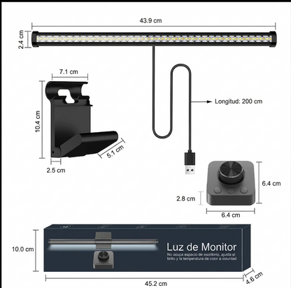 Barra de Luz LED Nexko para Monitor