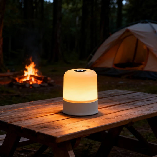 Lámpara De Mesa Portátil Para Iluminación Ambiental Nexko
